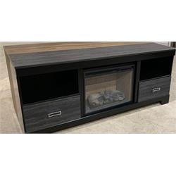 KAYLYNN 65 IN TV STAND BLACK 66-335 Image