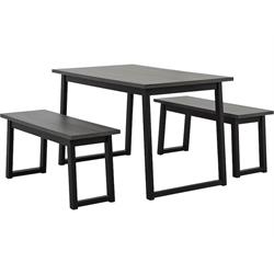 Garvine Dining Table and Benches D161-125 Image